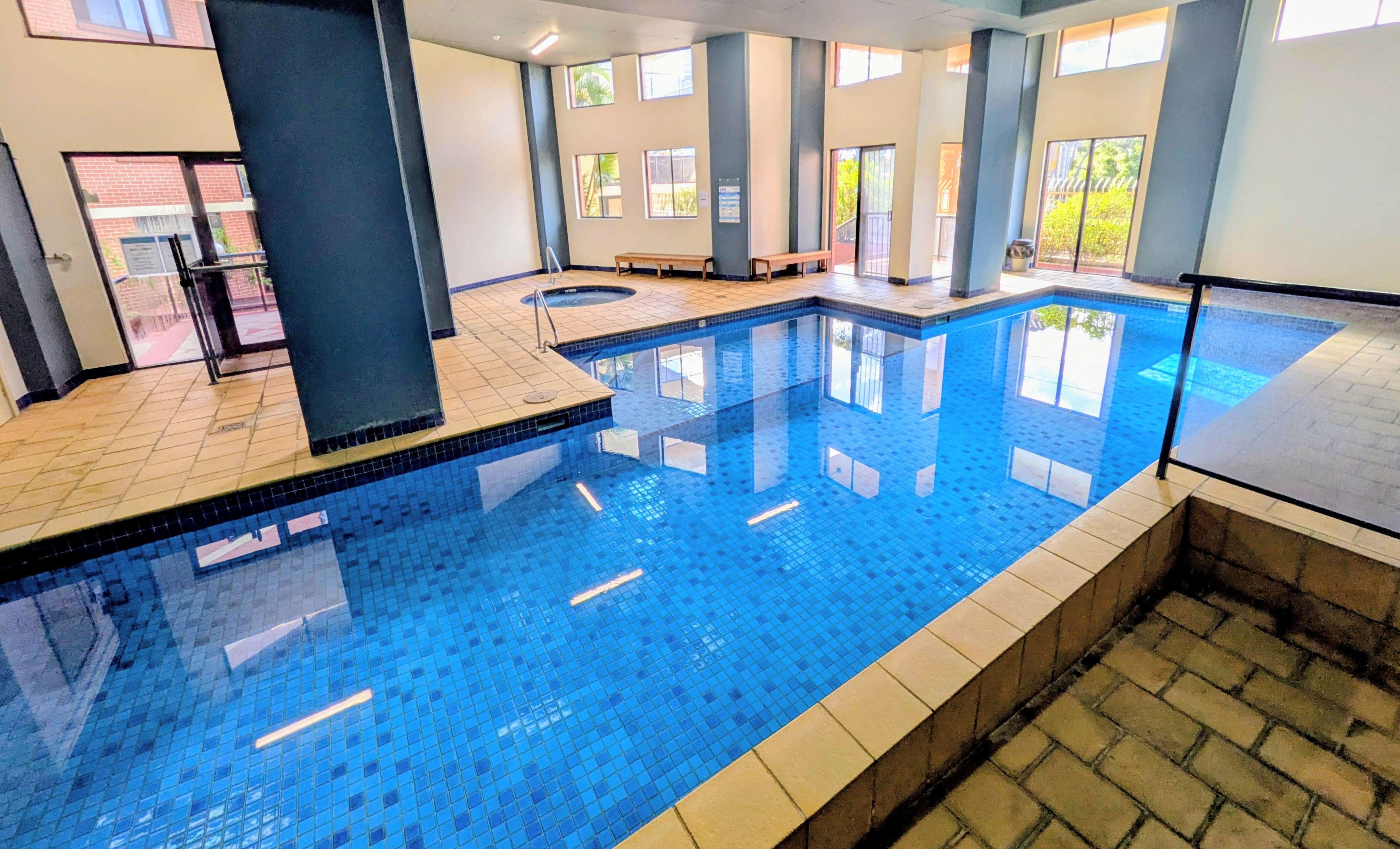 Strathbelle pool area.